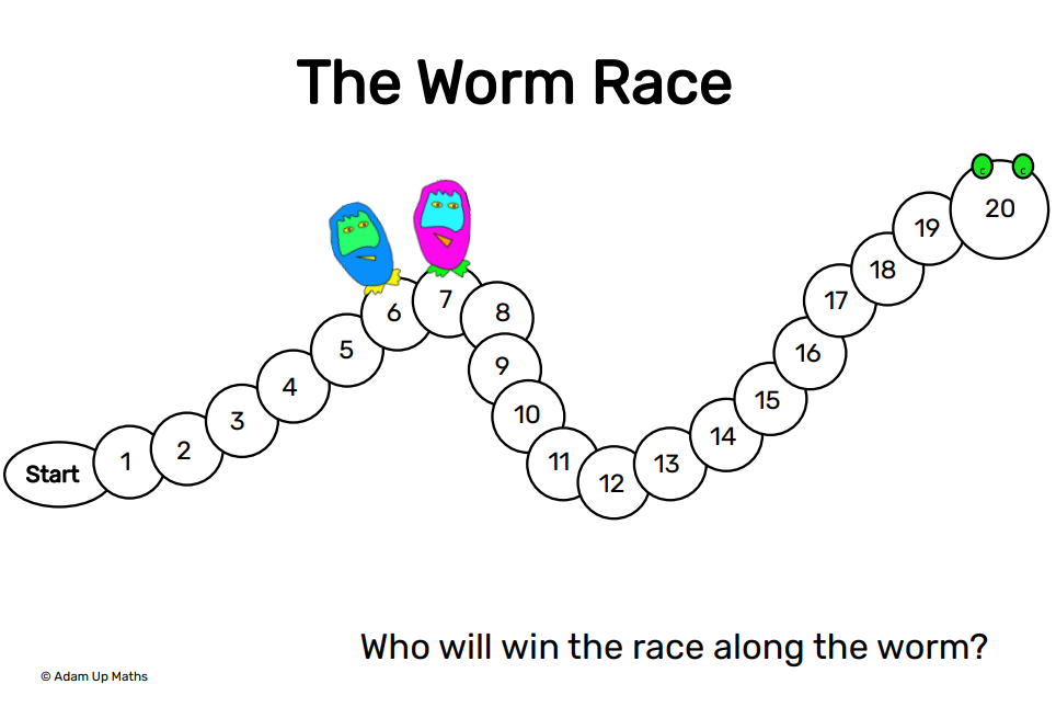 worm race game